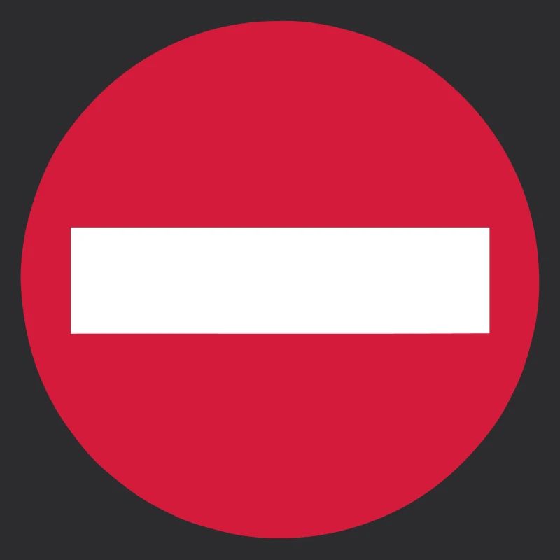 panneau sens interdit 0