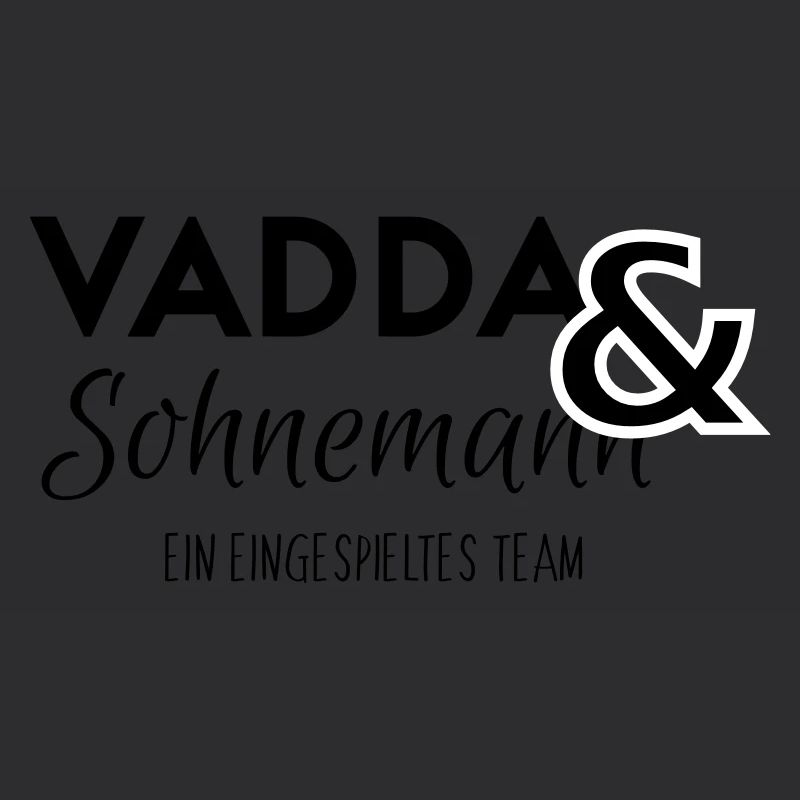 Vater und Sohn ein Team Geschenk Idee