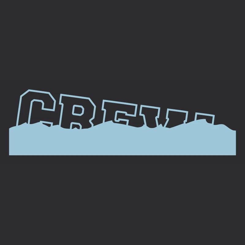 Crew Sinking Ship Water Sunken Saying Logo
