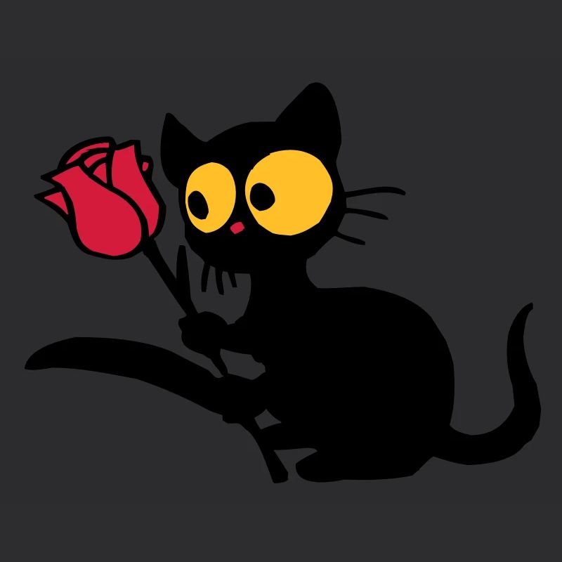 Georgie mit Tulpe