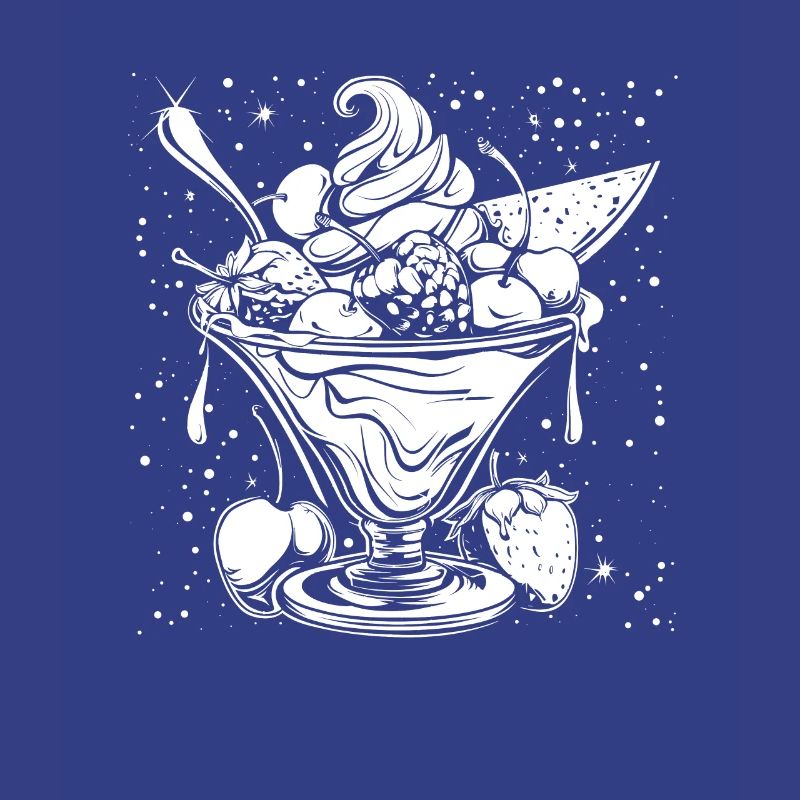 Dessin de coupe glacée