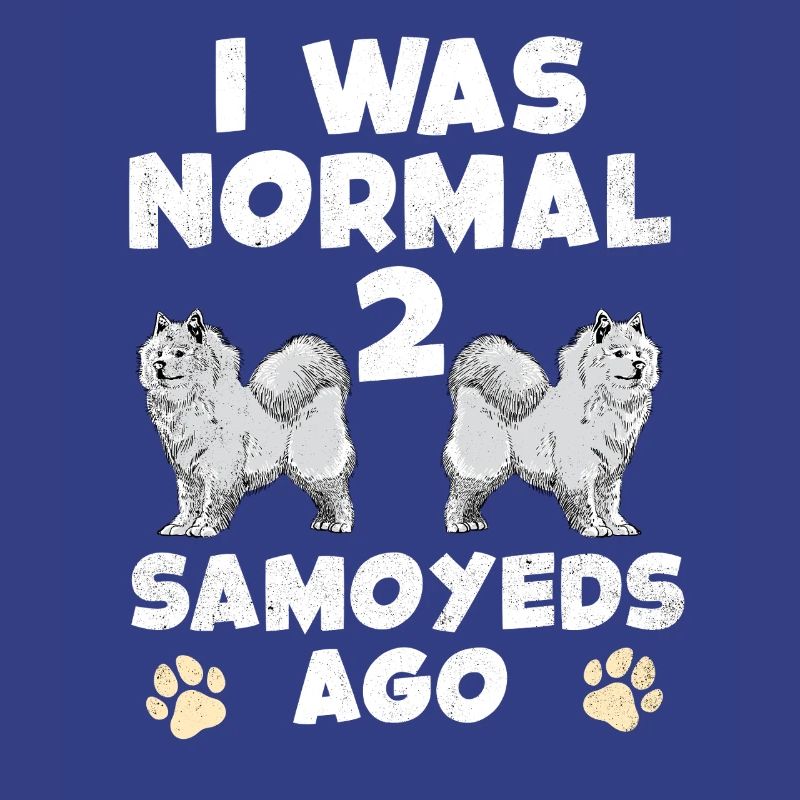 J’étais normal devant deux Samoyèdes