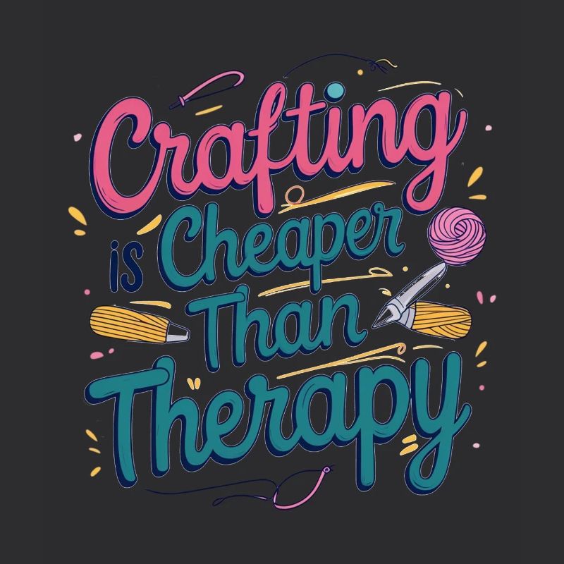 Crafting is cheaper than therapy