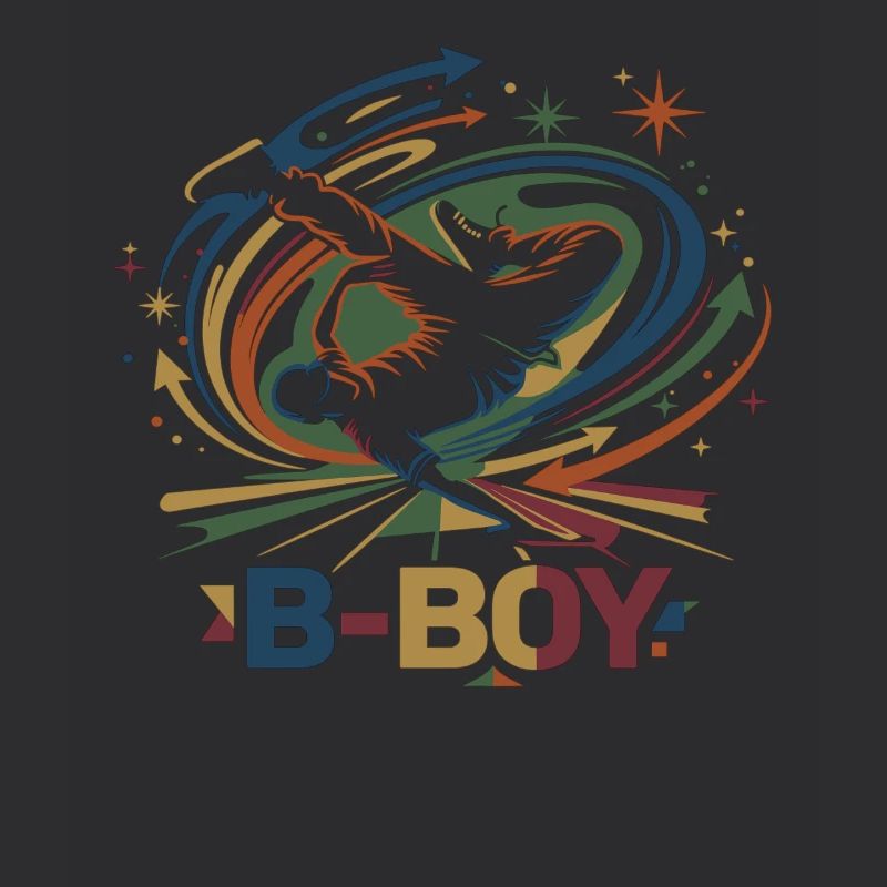 Breakdance B-Boy Graffiti Streetdance