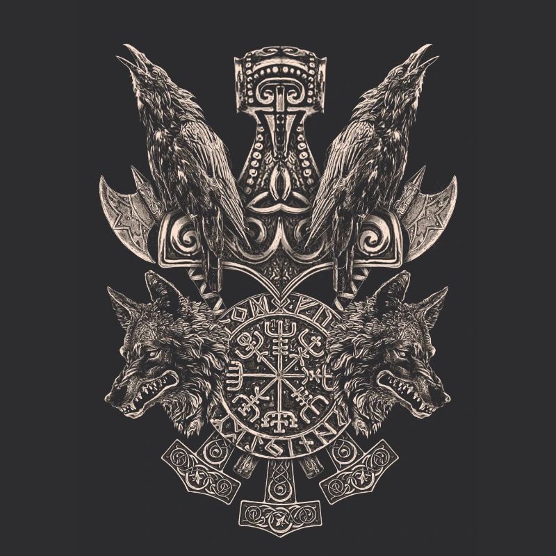 ThorHammer - Raben und 2 Wölfe