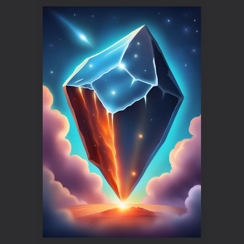 Eisiger Meteor