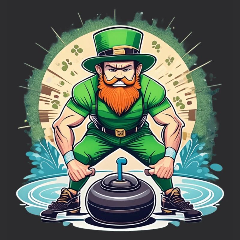Curling Trèfle de la Saint-Patrick