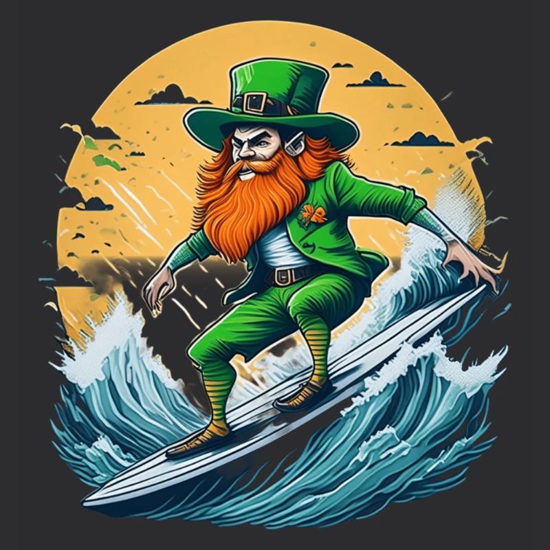 Surf de trèfle de la Saint-Patrick