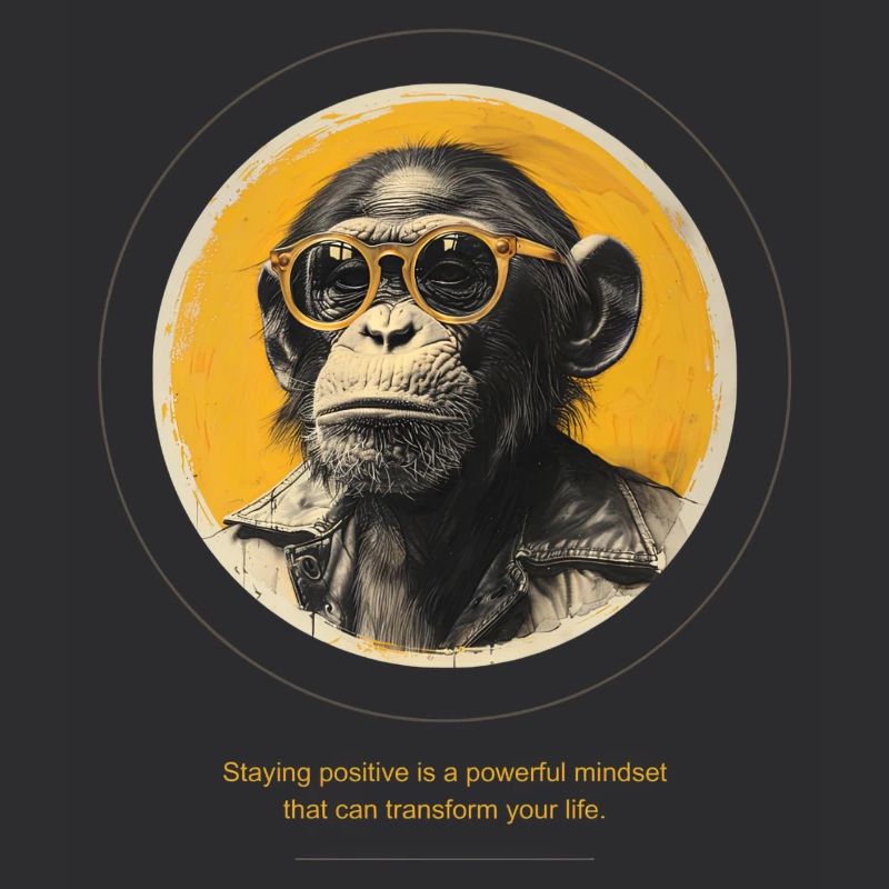 Monkey Sunglasses Cool Saying