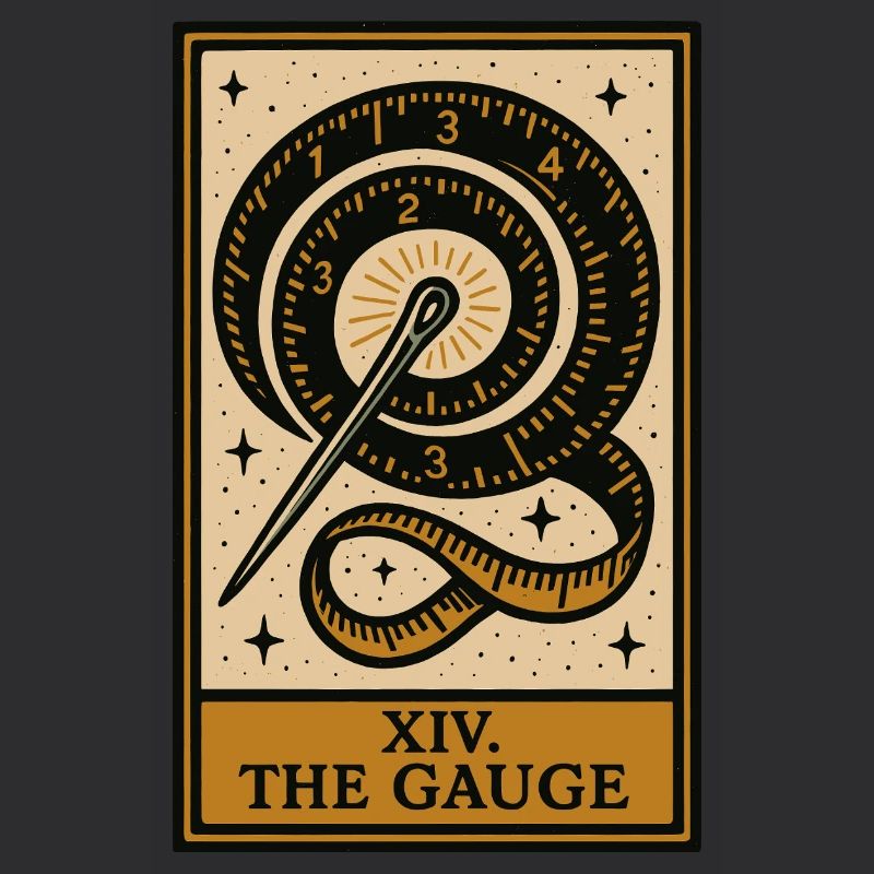 La jauge de couture de tarot précise
