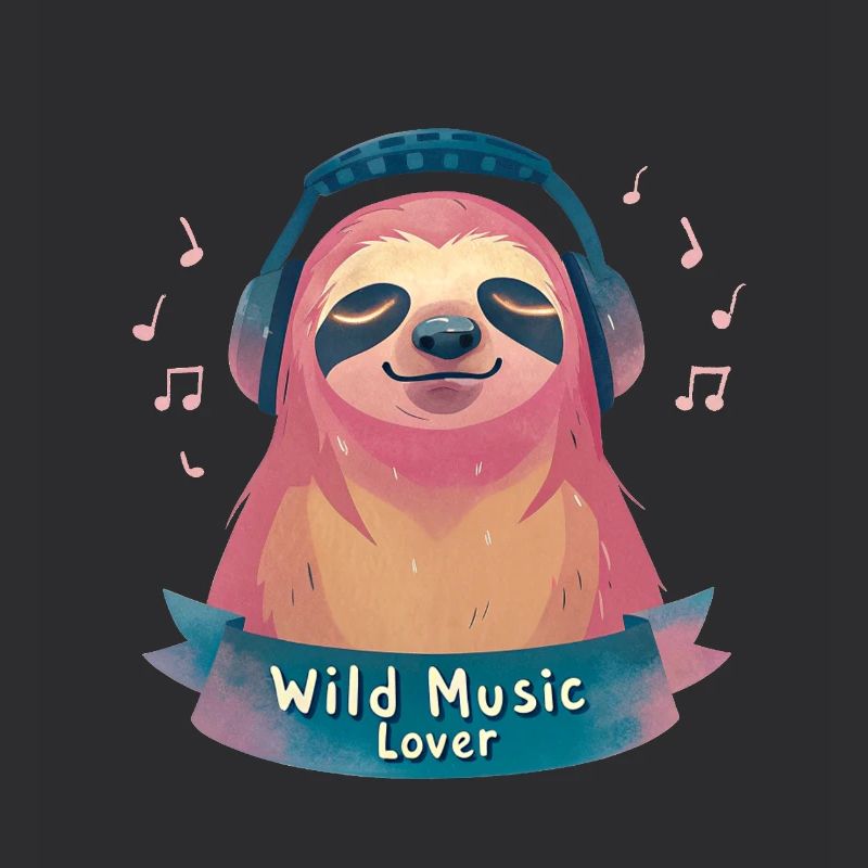 Faultier Musikliebhaber