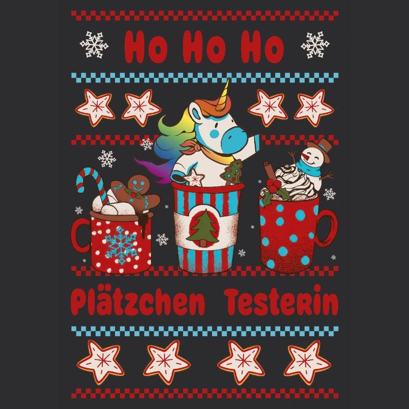Testeur de biscuits HO HO HO de Noël avec Licorne