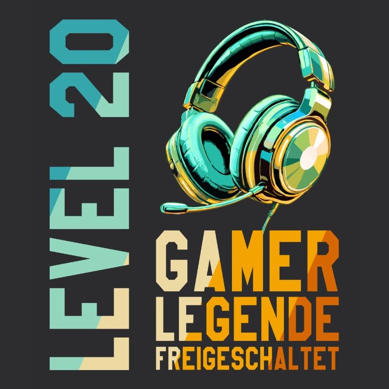 20. Geburtstag Junge Mädchen Gaming Level 20 Jahre