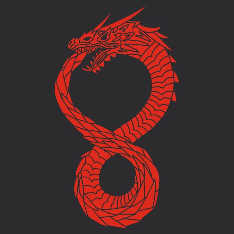 Red Infinite Dragon