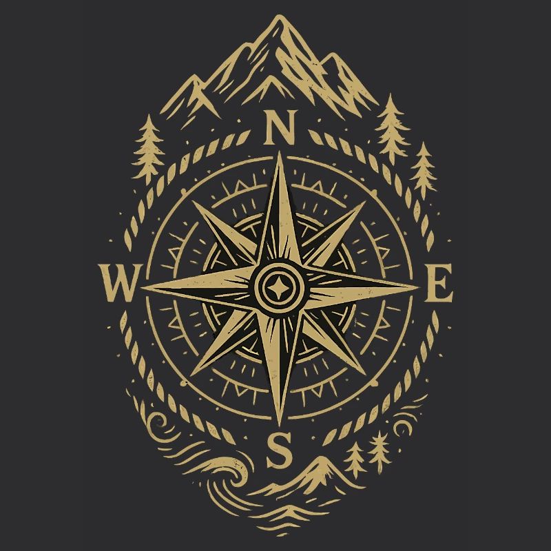 Kompass Retro Kompass Hipster Geschenk