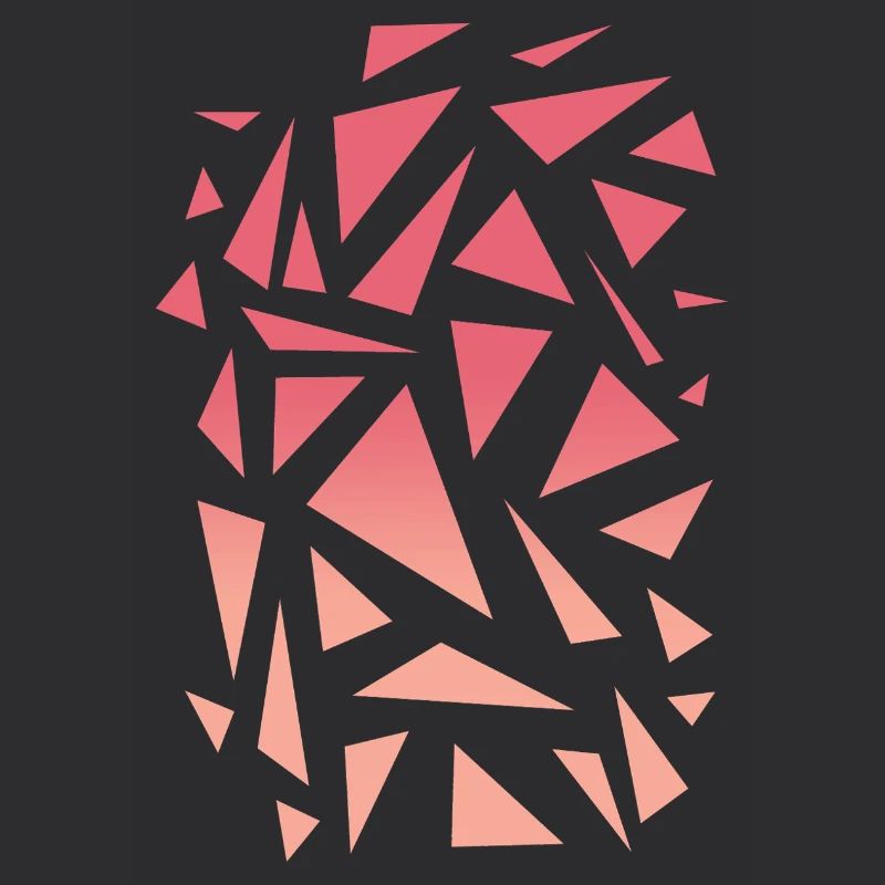 Triangle Pattern - Pink Gradient