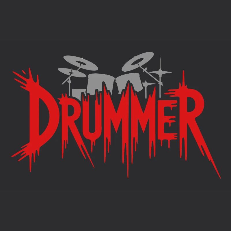 Lettrage graffiti du batteur