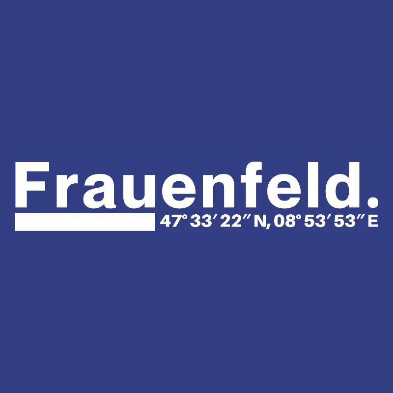 Frauenfeld Coordinates Thurgau Thurgauer