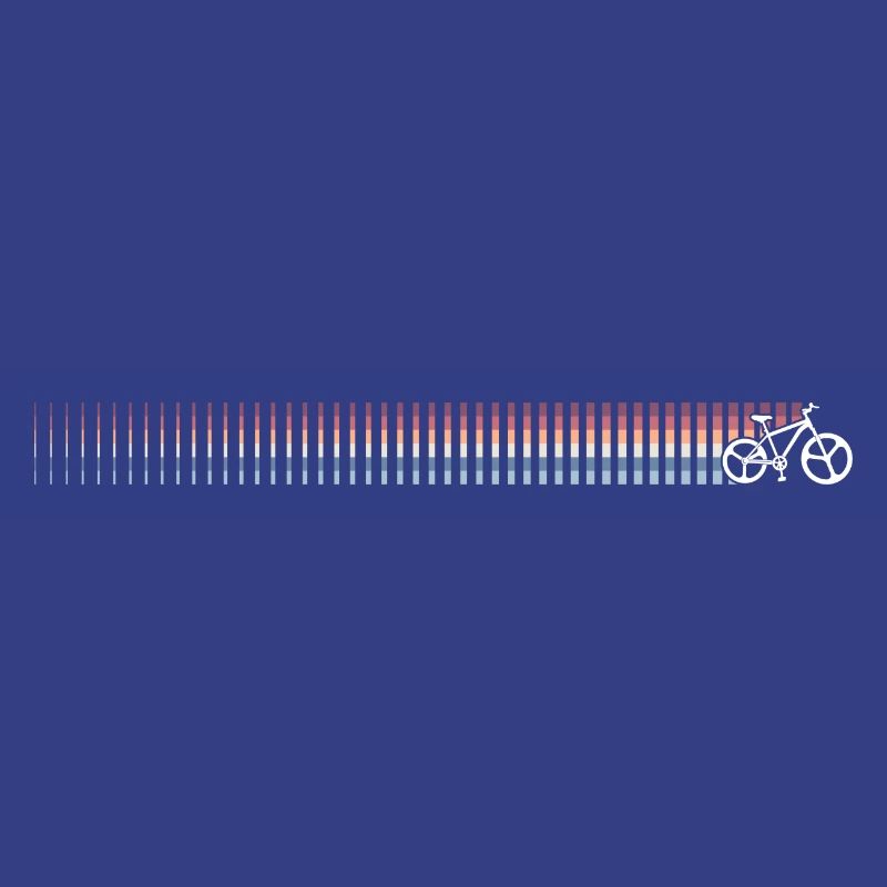 Gradient Barcode Sunset