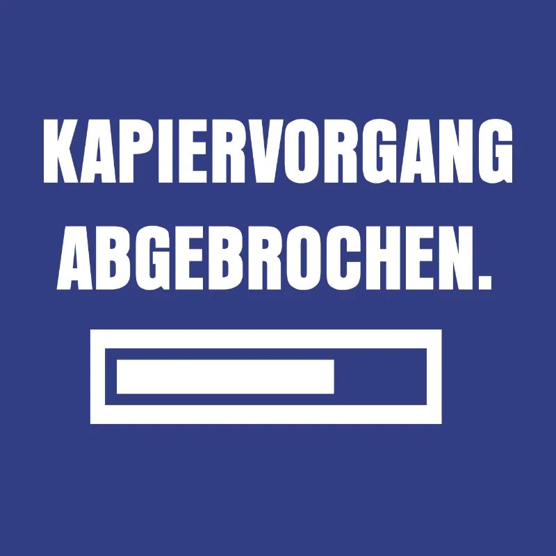 Kapiervorgang abgebrochen