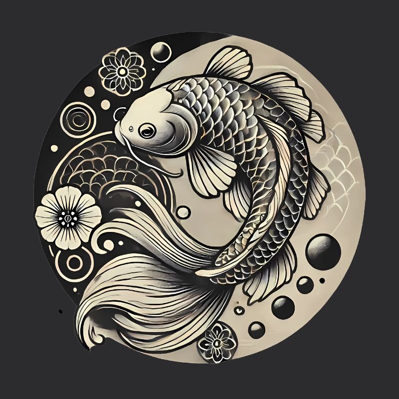 Koi Fish Harmony Design