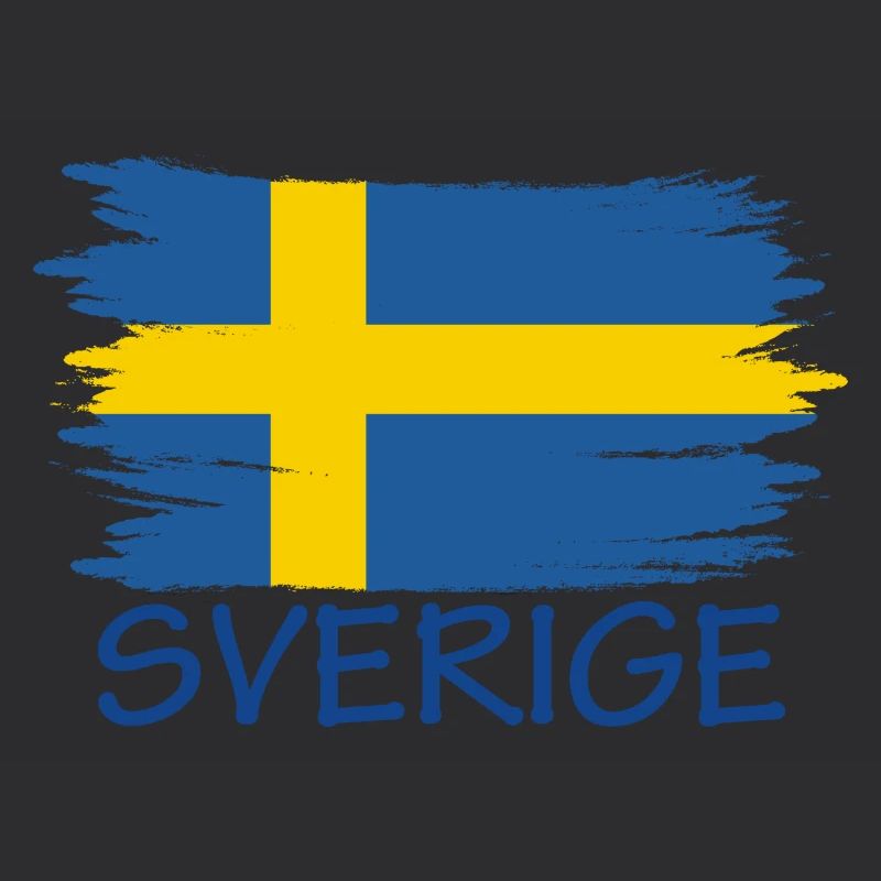 Sverige Suède Suède Conception du drapeau de la Suède