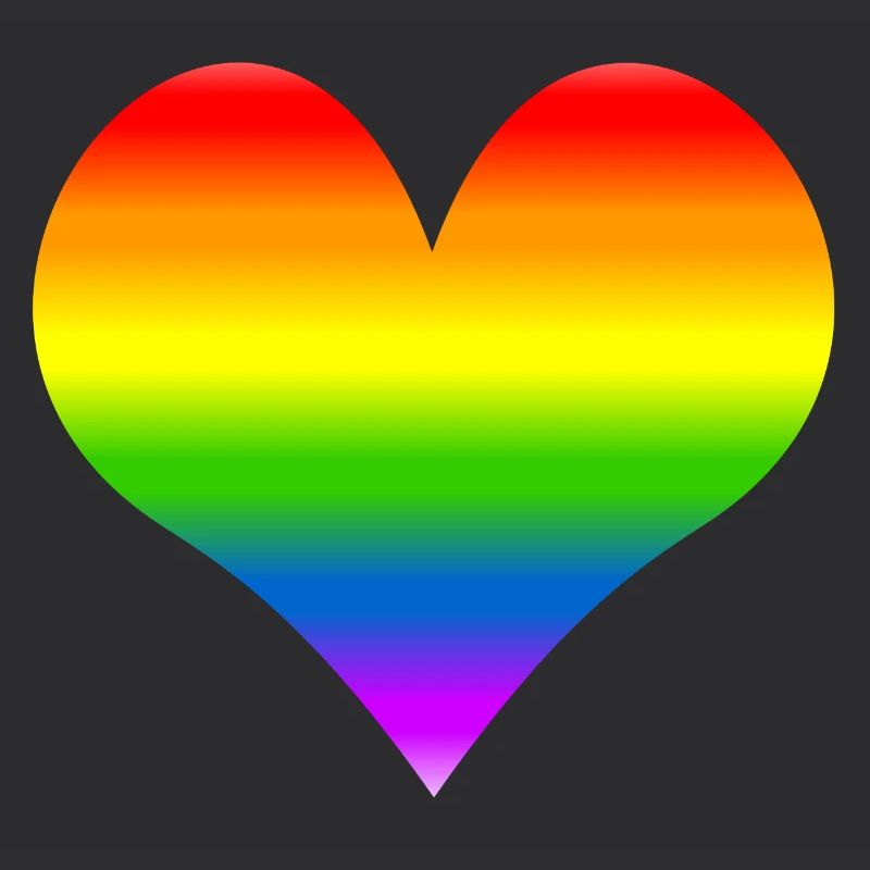 Rainbow heart