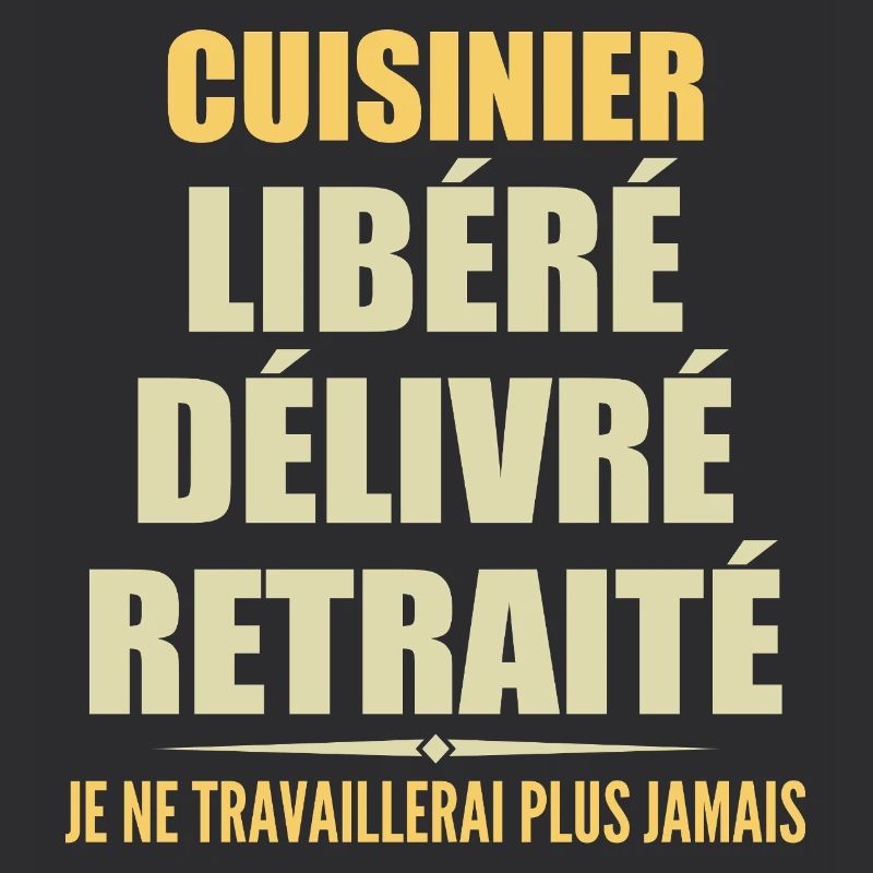 Cuisinier célèbre sa retraite avec humour cadeau