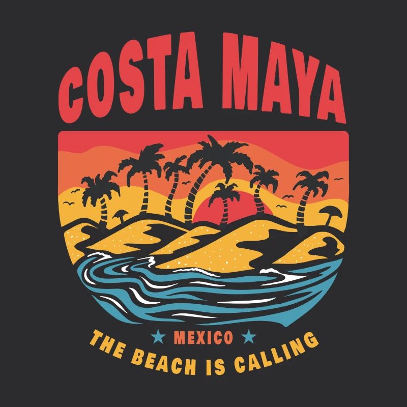 Plage de Costa Maya au Mexique