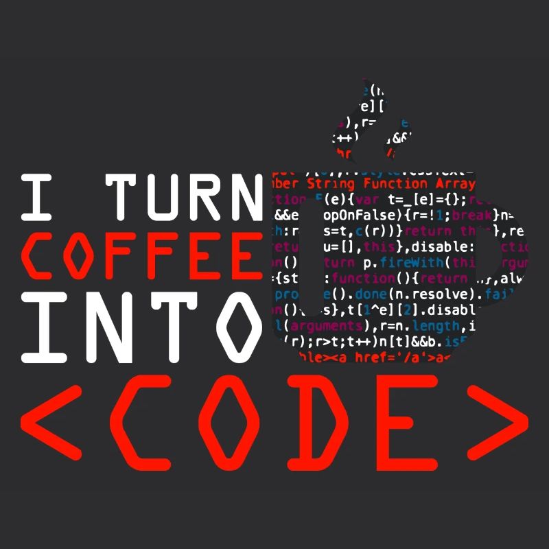 Programmers generate code from coffee