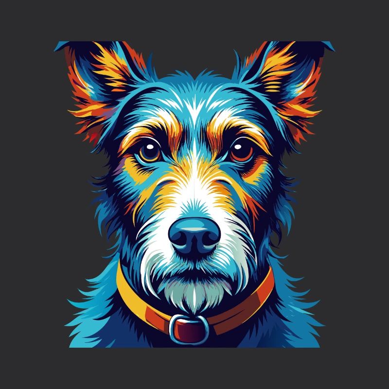 Foxterrier Glatte Hunderasse Karikatur Kawaii