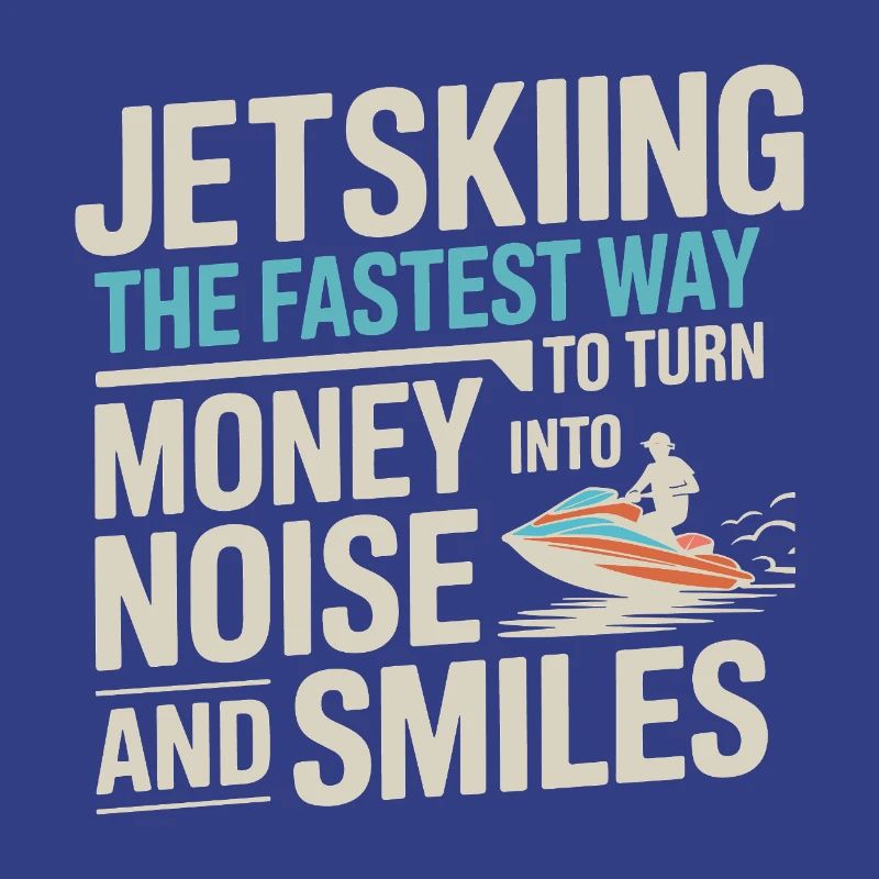 Jetski Argent Dans Le Bruit Et Sourire Citation