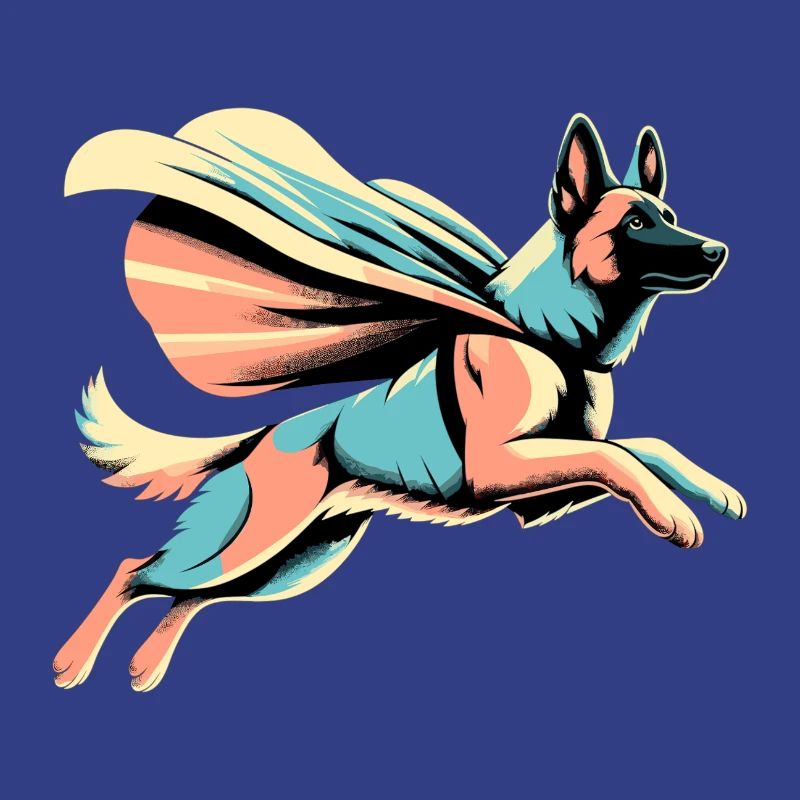 Super Maligator Belgischer Schäferhund Geschenk