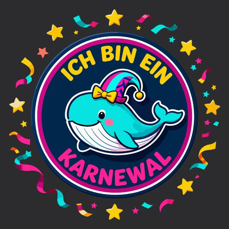 JE SUIS UN KARNEWAL Carnaval Jeu de mots drôle