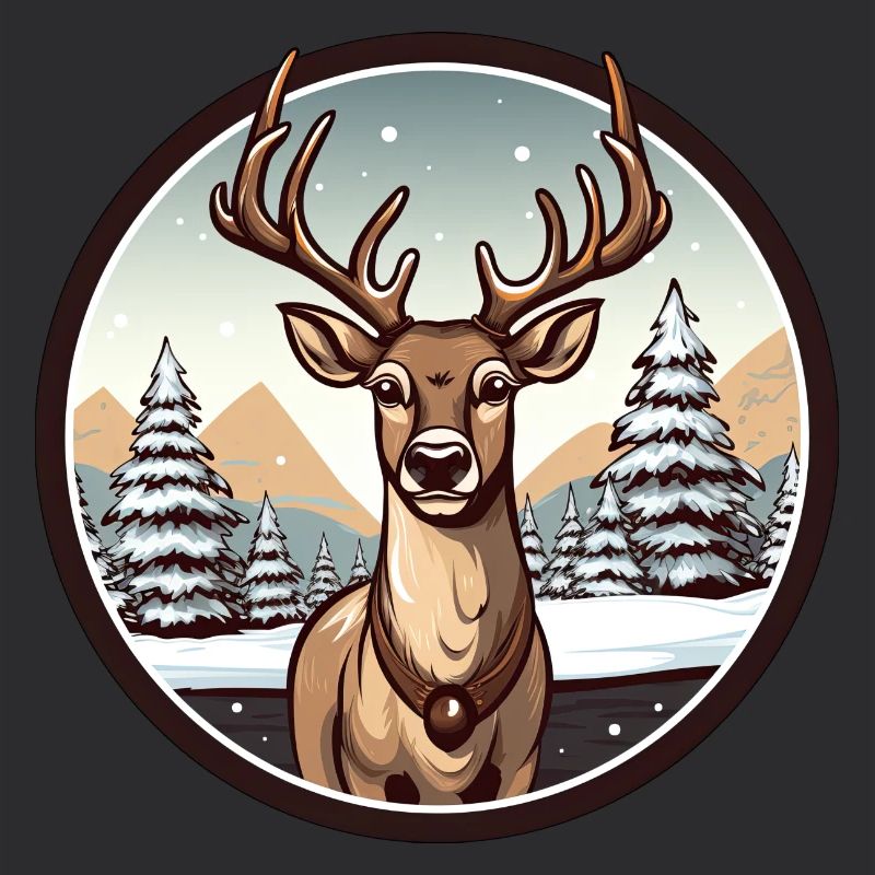 Deer in winter