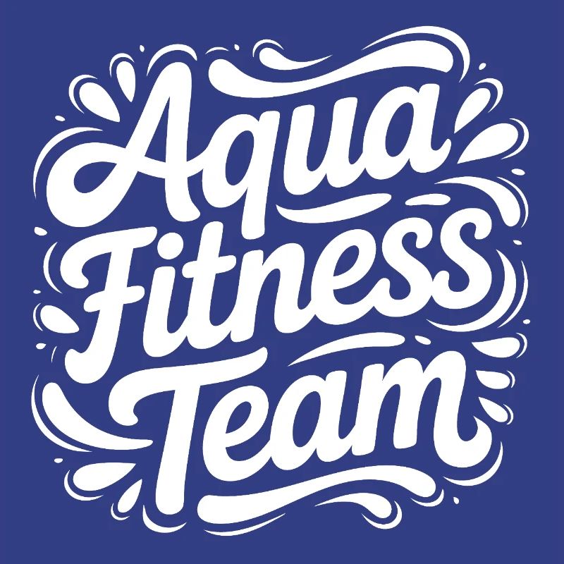 Lettrage d’équipe d’aquaforme