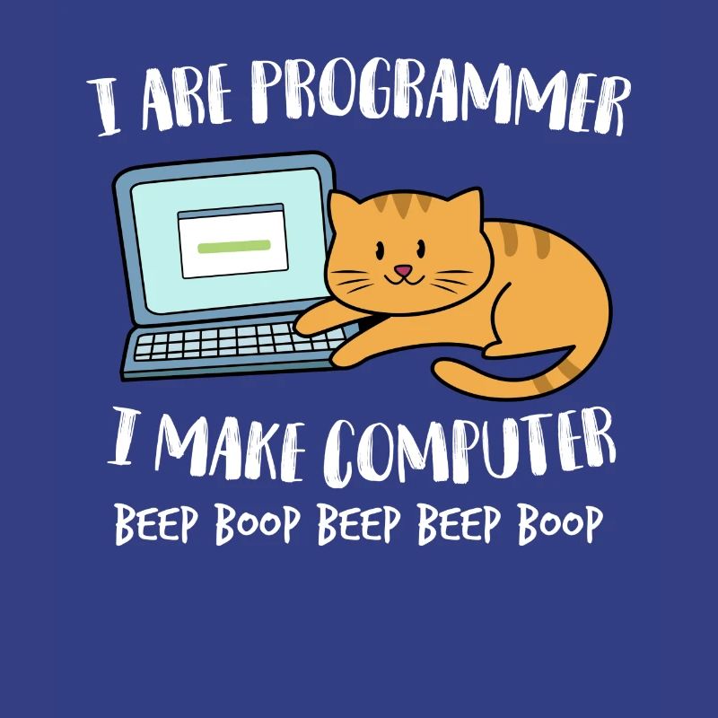 I Are Programmer Computer Lustige Katze Beep Boop