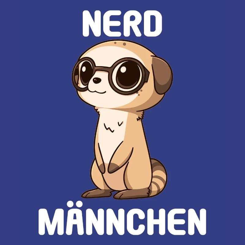 Nerdmännchen Junge Jungen Erdmännchen Nerdy Nerd