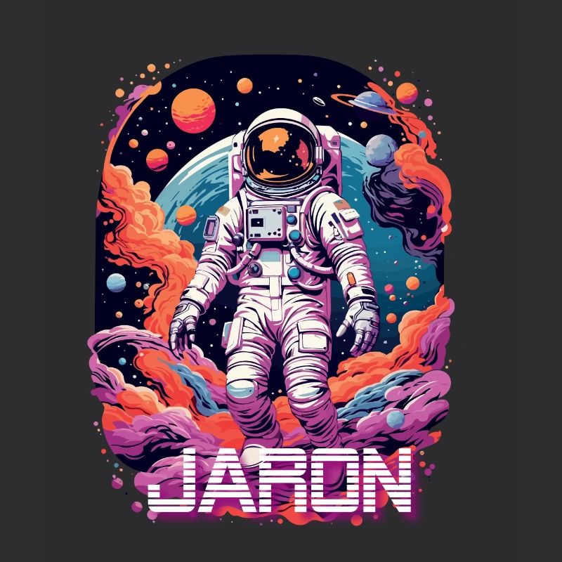 JARON - Beau nom de garçon avec astronaute cool
