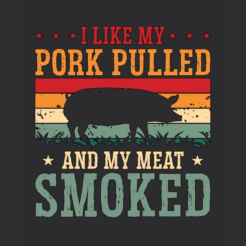 Pulled Pork BBQ I Like My Pork Pulled Grilled Meat