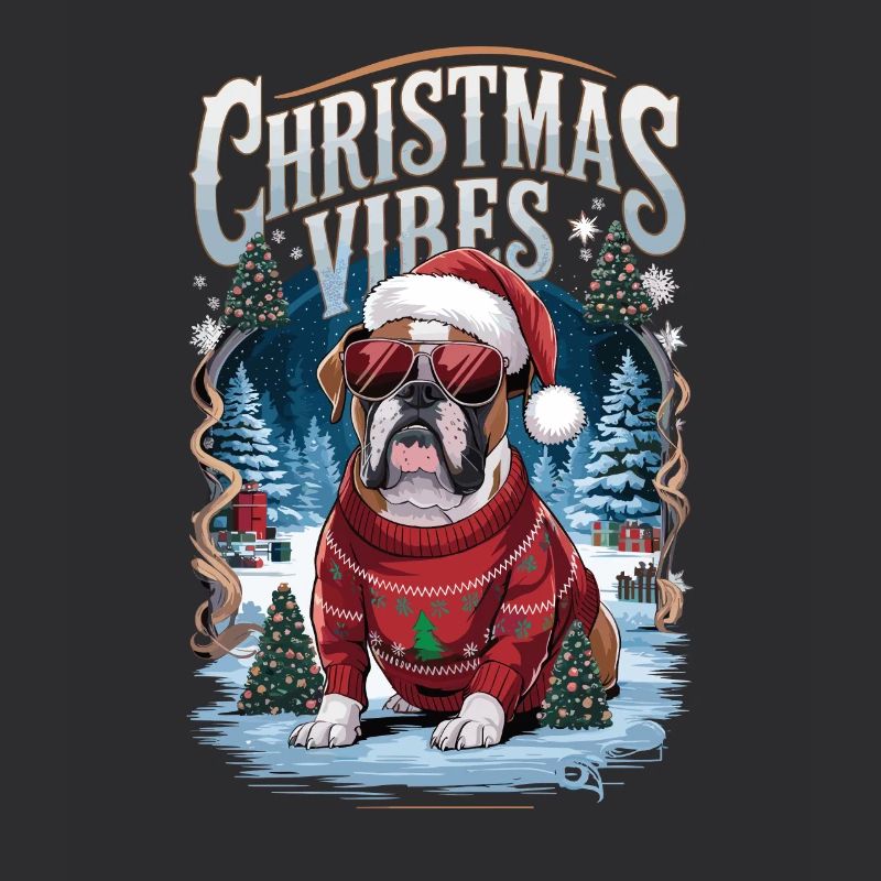 Boxer Christmas Vibes