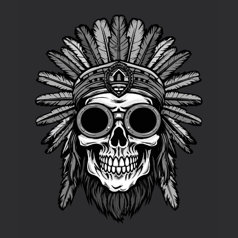 Crâne d'Apache indien