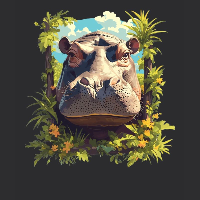 Nilpferd Flußpferd