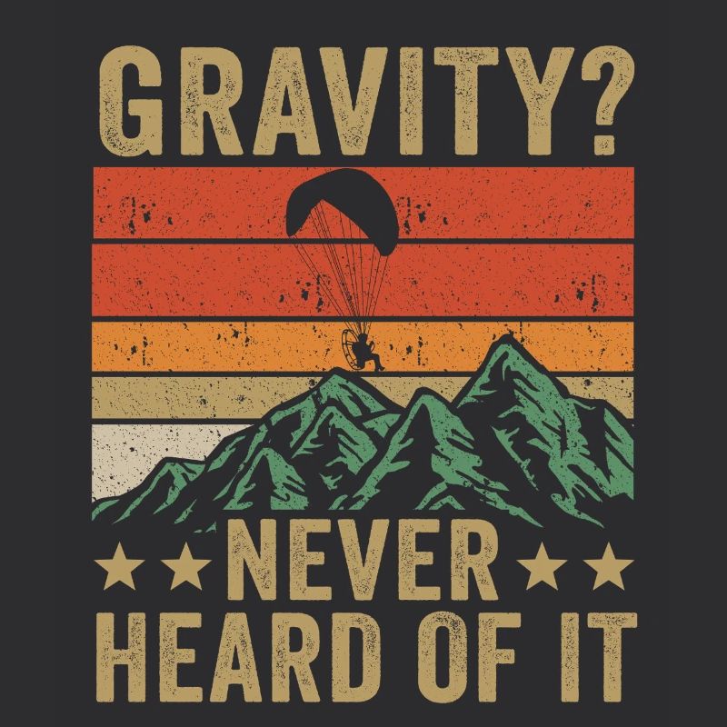 Mème hilarant de gravité de paramoteur