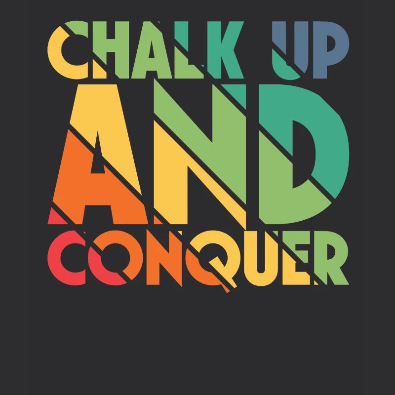 Boulderer Chalk Up et Conquer Bloc