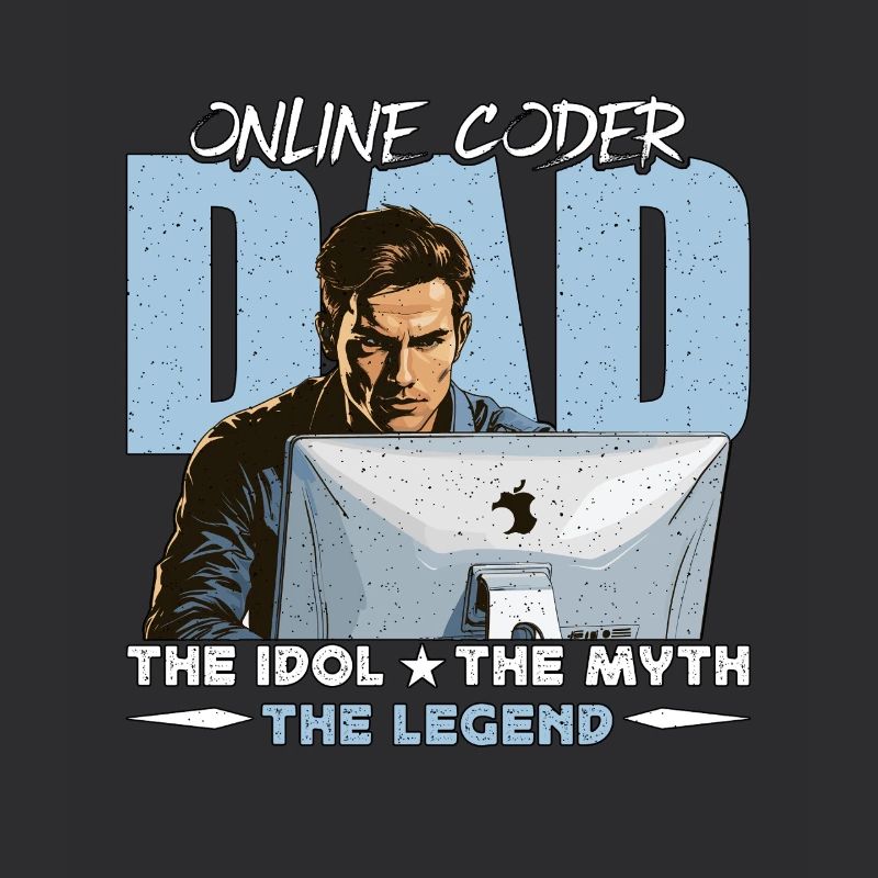 Codeur en ligne Papa L’idole Le mythe Le développeur