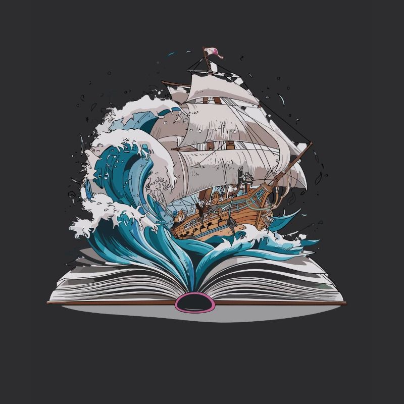 Abenteuerliche Reise Eines Segelschiffs Durch Die