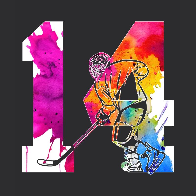 NUMMER 14 EISHOCKEY 14. GEBURTSTAG