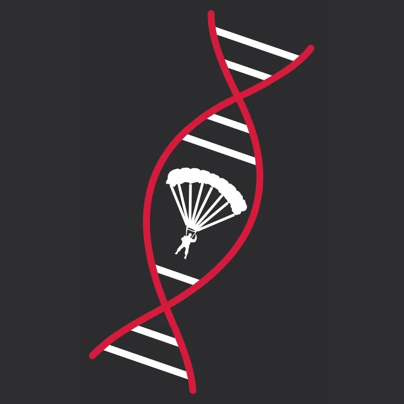 Skydiver Fallschirmspringer DNA Geschenk