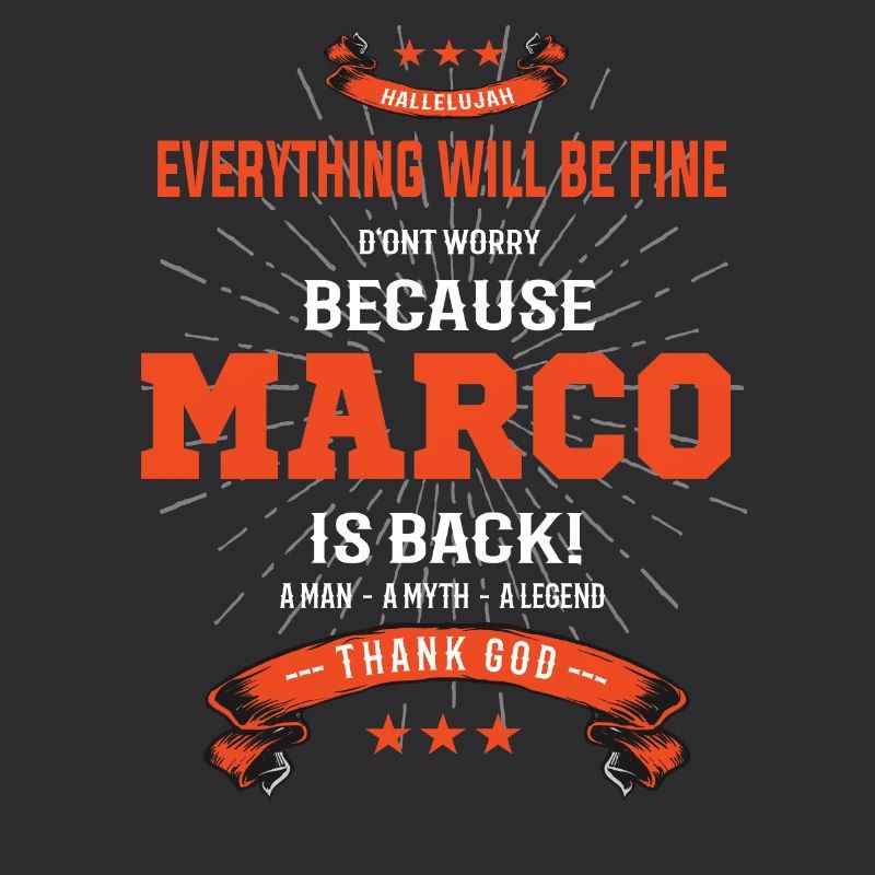 Everything will be fine Marco Is back